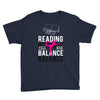 Reading Yoga Wine Balance Youth Tee