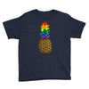 rainbow pineaplle Youth Tee
