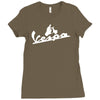 vespa 2 Ladies Fitted T-Shirt