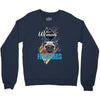 who loves frenchies Crewneck Sweatshirt