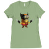 minion wolverine Ladies Fitted T-Shirt