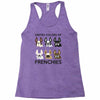 united color of frenchies Racerback Tank