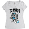 toasted Women's Triblend Scoop T-shirt