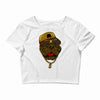 dog hip hop style Crop Top