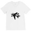 plane crazy V-Neck Tee