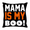 mama is my boo T-Shirt Throw Pillow