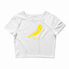 retro velvet underground andy warhol banana rock black t shirt sz s m Crop Top