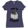 take no pilsners Ladies Fitted T-Shirt