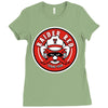 raider red Ladies Fitted T-Shirt