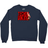 funny techno viking 3, ideal birthday present or gift Crewneck Sweatshirt