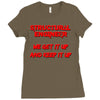 we  get it up Ladies Fitted T-Shirt
