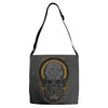 metal disk jockey Adjustable Strap Totes