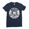 death before decaf Ladies Fitted T-Shirt