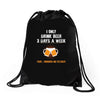 I Only Drink Beer 3 Days A Week Yesterday Today And Tomorrow Drawstring Bags