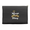 kings are born in may Accessory Pouches