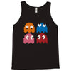 cool retro 80s pacman ghosts video games Tank Top