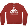 iron sheik wrestling iran funny Crewneck Sweatshirt
