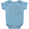 guns and swords and tacos Baby Bodysuit