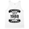 Premium Vintage  1988 Tank Top