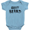 great beard Baby Bodysuit
