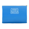 merry elfin christmas Accessory Pouches