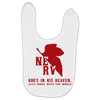 Nerv Gods In His Heaven Alls Right With The World Baby Bibs