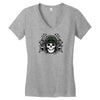 skull racer Women's V-Neck T-Shirt