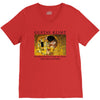 Gustav Klimt The Kiss V-Neck Tee