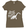 lochness monster Ladies Fitted T-Shirt