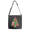 christmas tree made of bells stocking santa Adjustable Strap Totes