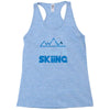 i'd rather be skiing Racerback Tank
