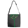 another sleepless day Adjustable Strap Totes