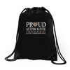 proud autism auntie Drawstring Bags