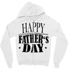 happy father day greeting Zipper Hoodie