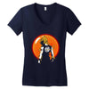 Goku Super Saiyan Dragon Ball 4 star Women's V-Neck T-Shirt