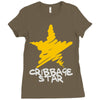 cribbage star Ladies Fitted T-Shirt