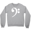 bass cleff funny Crewneck Sweatshirt