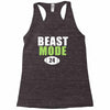 beast mode marshawn lynch seattle seahawks Racerback Tank