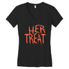 her treat Women's V-Neck T-Shirt