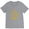 kings are born in 1984 V-Neck Tee