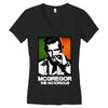 mcgregor the notorious ireland Women's V-Neck T-Shirt
