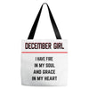 December Girl Tote Bags