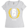 Rainbow Six Siege Pro Legue Women's Triblend Scoop T-shirt