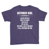Super October Girl Youth Tee