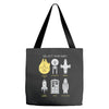 select your ship Tote Bags