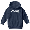 analog white logo Youth Hoodie