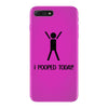i pooped today t shirt large funny cool nerd geek humor vintage retro iPhone 7 Plus Case