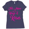 this mom hugs kiss es Ladies Fitted T-Shirt