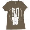 late night tux Ladies Fitted T-Shirt
