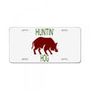 hantin hog License Plate